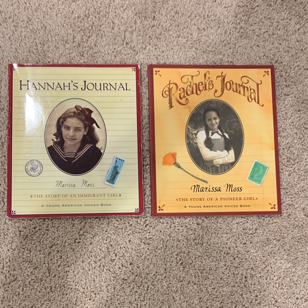 Hannah’s & Rachel’s Journal books by Marissa Moss